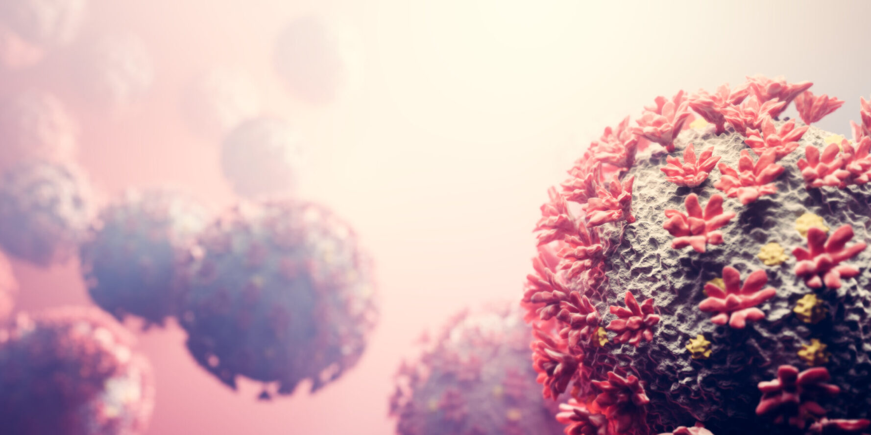 Coronavirus COVID-19 attack organism. Corona virus