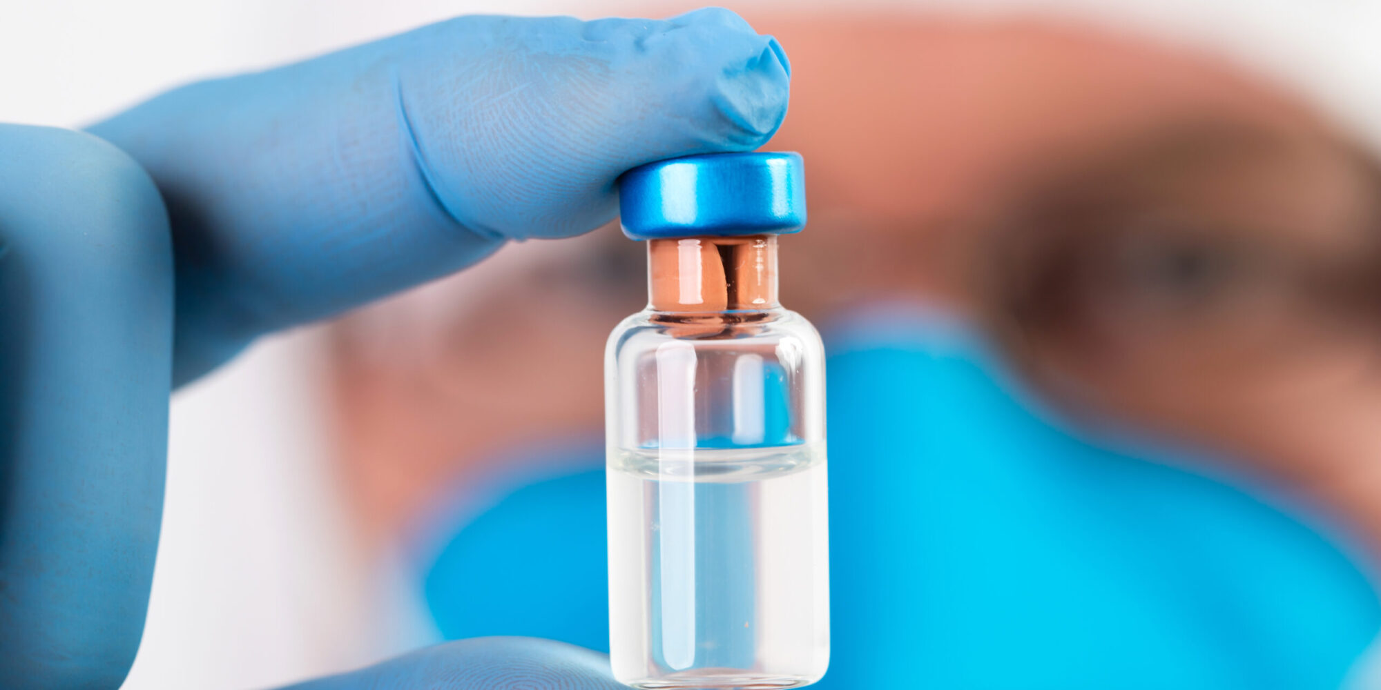 Herd immunity in community, doctor with vaccine. herd immunity